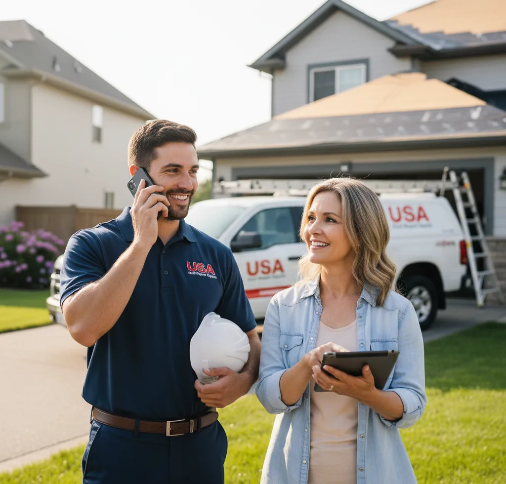 USA Roof Repair Experts customer support in New Athens