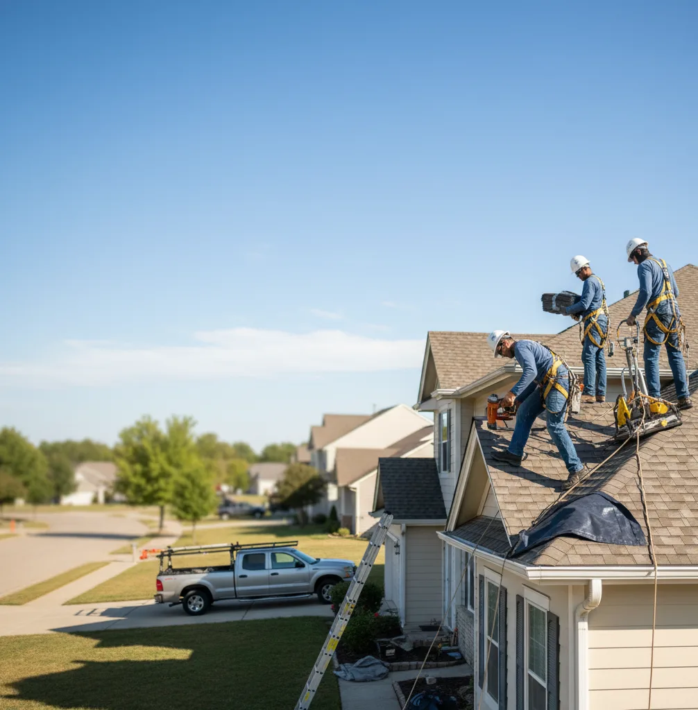 Roof Repair in New Athens